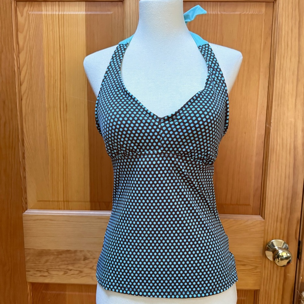 Athleta Pop Art Tankini Top, 34c, 32d, 30dd.